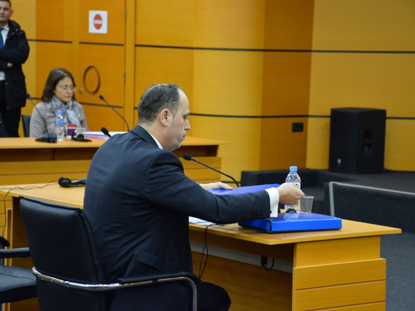 Kreu i Gjykatës së Posaçme Kundër Korrupsionit dhe Krimit të Organizuar, Sandër Simoni | Foto : Edmond Hoxhaj /BIRN