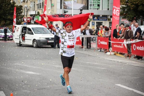 Sotir Qiriaqi. Foto: Facebook/Maratona e Tiranës 2016
