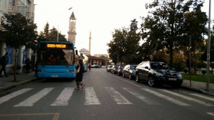 Autobuz urban i linjës së Procelanit në Tiranë | Foto nga : Ivana Dervishi