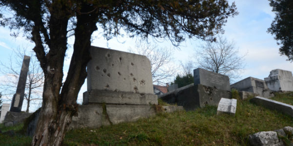 Një varrezë hebrenjsh në Sarajevë. Foto: Eleanor Rose/BIRN